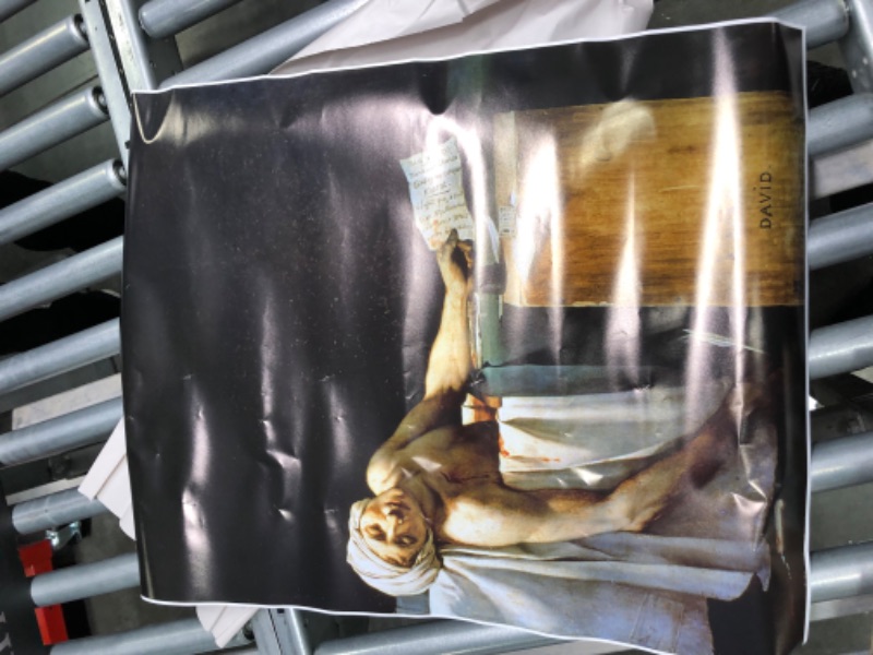 Photo 3 of David The Death Of Marat Nfrench Revolutionary Politician Jean-Paul Marat Fatally Stabbed In His Bath By Charlotte Corday 13 July 1793 Oil On Canvas 1793 By Jacques Louis David Poster Print by (18 x