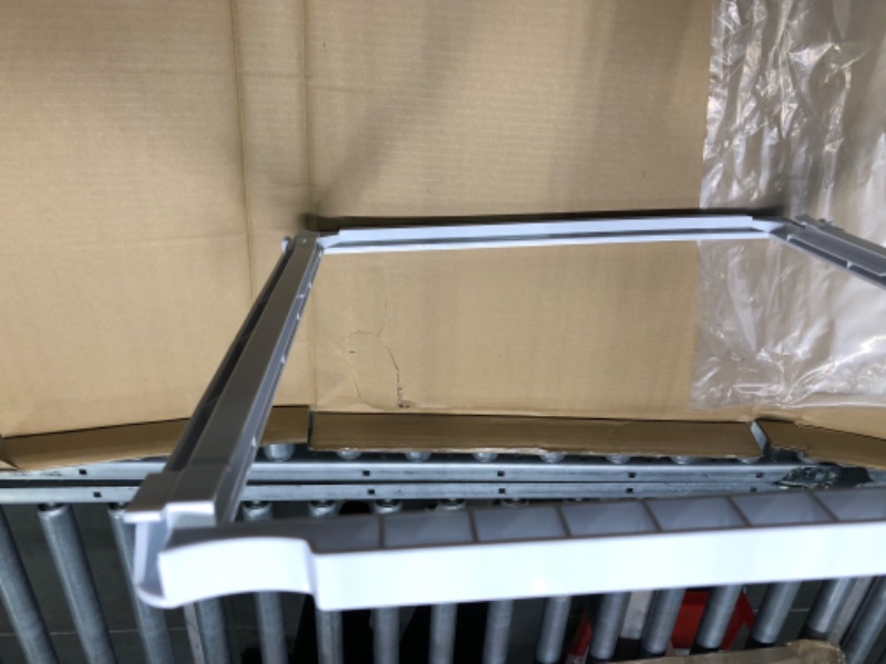 Photo 1 of New Updated 241969501 Crisper Pan Cover, Shelf Frame Without Glass Refrigerator, Delicatessen Drawer Cover,Compatible with frigidaire, Replaces AP4433007,1512992,PS2363832,etc