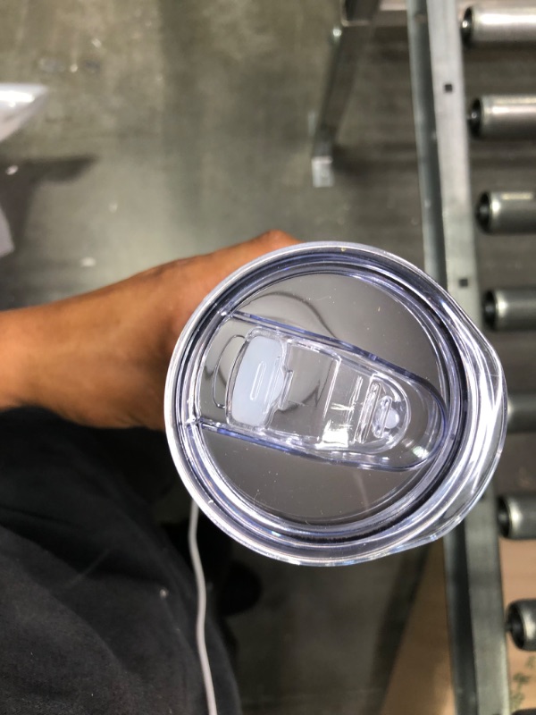 Photo 1 of 10 PC TUMBLER SET WHITE WITH STRAW