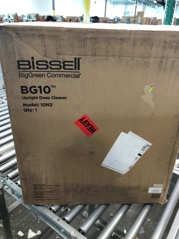 Photo 7 of Bissell BigGreen Commercial BG10 Deep Cleaning 2 Motor Extractor Machine & BISSELL Professional Pet Urine Eliminator + Oxy Carpet Cleaning Formula, 48 oz, 1990, 48 Ounce Machine + Cleaning Formula