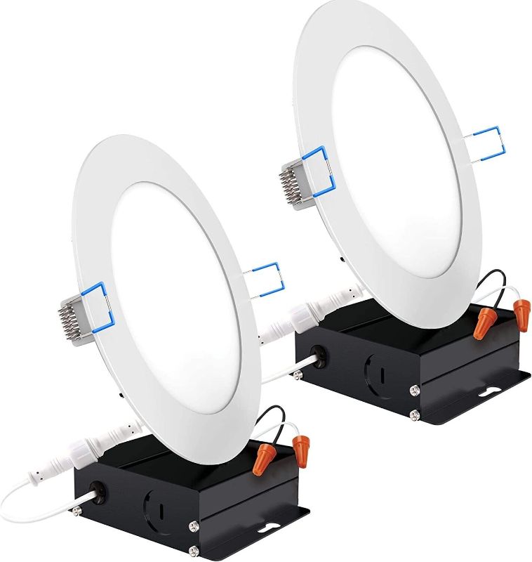 Photo 1 of 2- Sunco Lighting 6" Ultra Thin LED Recessed Ceiling Lights Slim, 6000K Daylight
