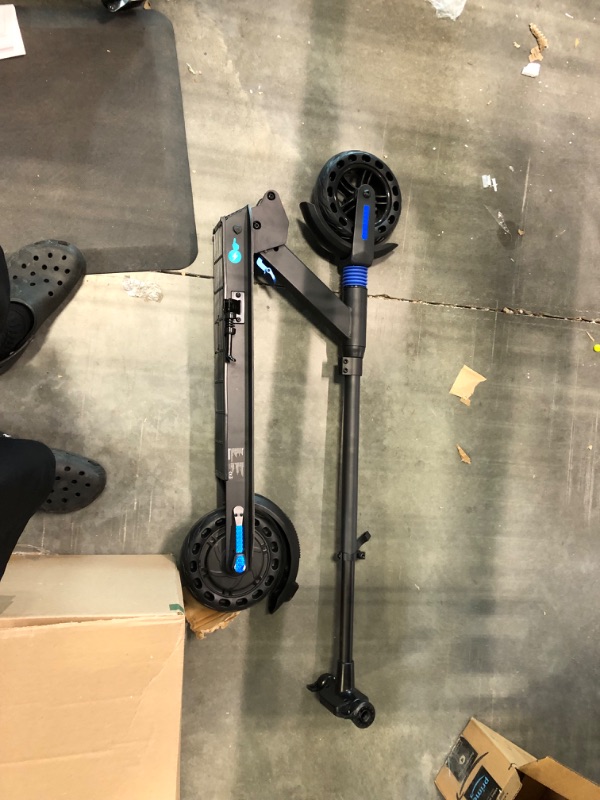 Photo 4 of EVERCROSS Electric Scooter EV08S ,8'' Solid Tires, Folding Electric Scooter for Adult , Max Speed 15MPH, 12-15 Miles Rang, with 3 Speed Modes and Dual Braking for Adults and Teenagers