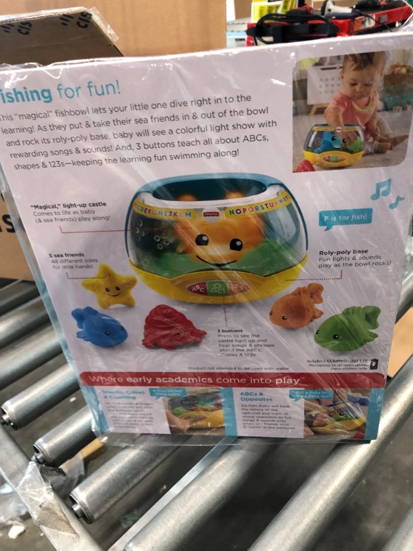 Photo 1 of Fisher-Price Laugh & Learn Magical Lights Fishbowl, interactive baby toy with educational songs for infants and toddlers ages 6 months to 3 years