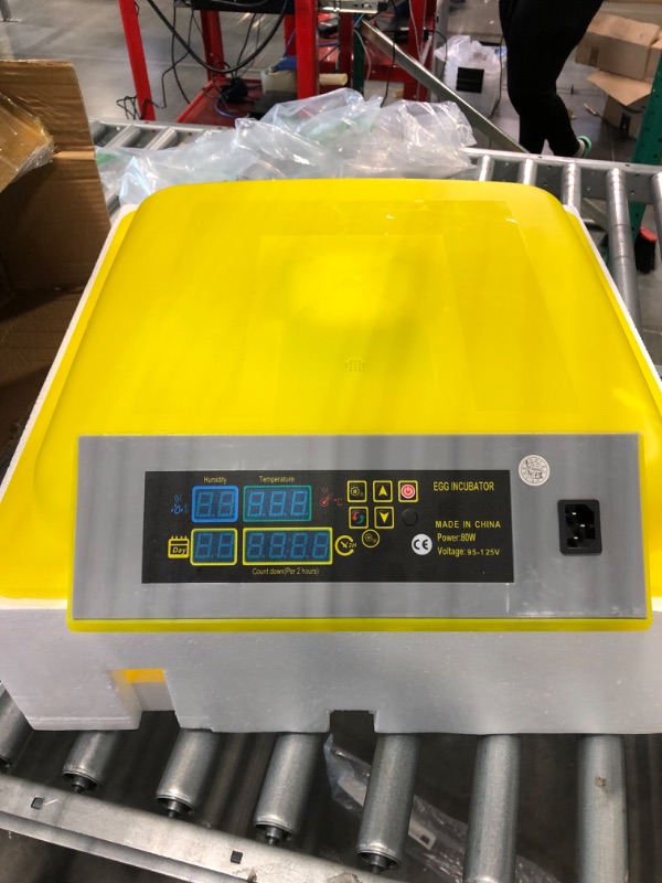 Photo 5 of Egg Incubator, Fully Automatic Digital Poultry Hatching Machine, 48 Eggs Digital Incubator with Auto Egg Turning, Temperature and Humidity Control, Incubators for Hatching Chicken Duck and Goose Quail