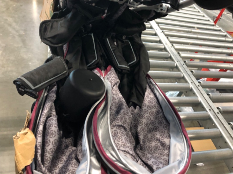 Photo 1 of Jeep Scout Double Stroller, Lunar Burgundy