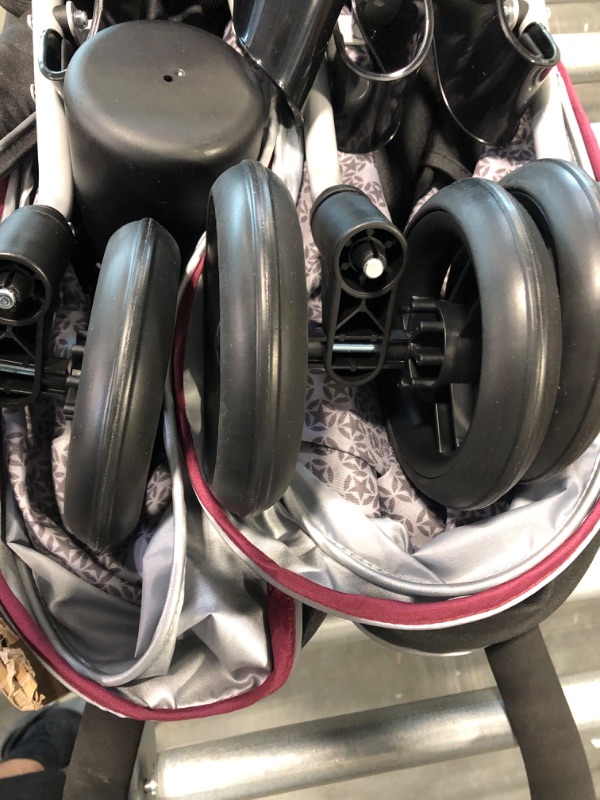 Photo 1 of Jeep Scout Double Stroller, Lunar Burgundy