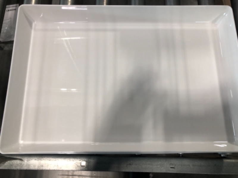 Photo 3 of Avant 15" x 10" Plastic Serving Tray Set of 3 White