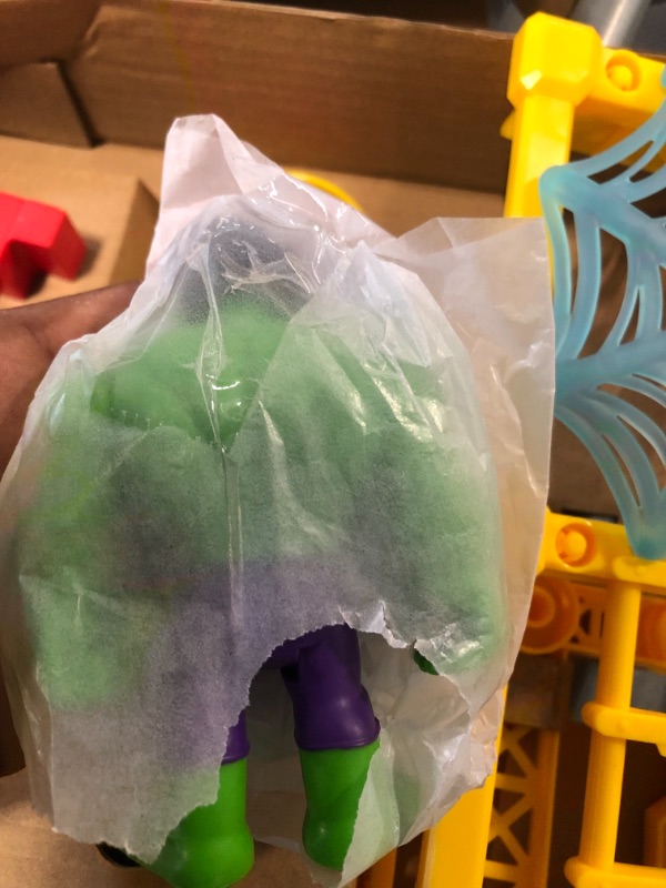 Photo 3 of Marvel Spidey and His Amazing Friends Hulk’s Smash Yard Preschool Toy, Hulk Playset with Toppling Tower and Smash Wall, Kids Ages 3 and Up (Amazon Exclusive)