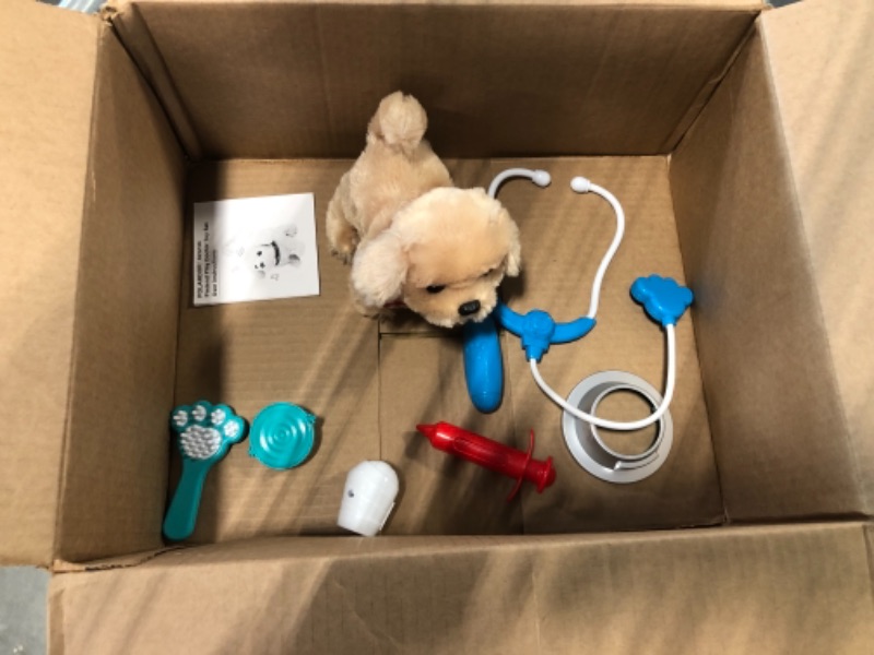 Photo 1 of Koonie Walking Toy Dog, Singing, Walking, Barking, Tail Wagging, Kids Girls Plush Electronic Interactive Dog, Realistic Stuffed Puppy Animal Dog, Toys Gifts for 2 3 4 5 Years Girls Boys