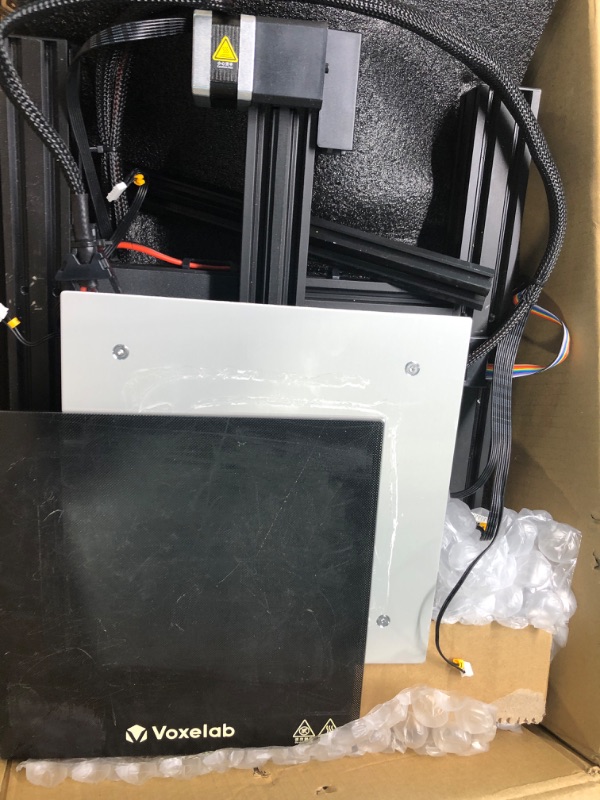 Photo 2 of PARTS ONLY !!!! Voxelab Aquila C2 3D Printer, All Metal Frame FDM DIY Printers with Removable Build Surface Plate and 32-bit Silent Motherboard, Print Size 220x220x250mm 