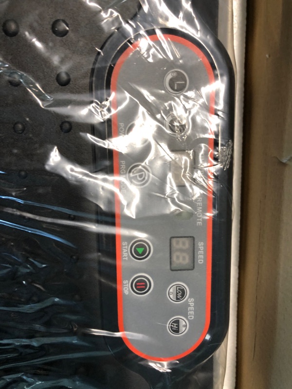 Photo 1 of LifePro Waver Vibration Plate Exercise Machine - Whole Body Workout Vibration Fitness Platform w/ Loop Bands - Home Training Equipment for Weight Loss & Toning Black