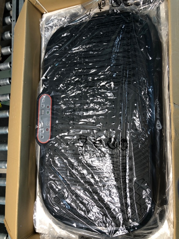 Photo 1 of LifePro Waver Vibration Plate Exercise Machine - Whole Body Workout Vibration Fitness Platform w/ Loop Bands - Home Training Equipment for Weight Loss & Toning Black