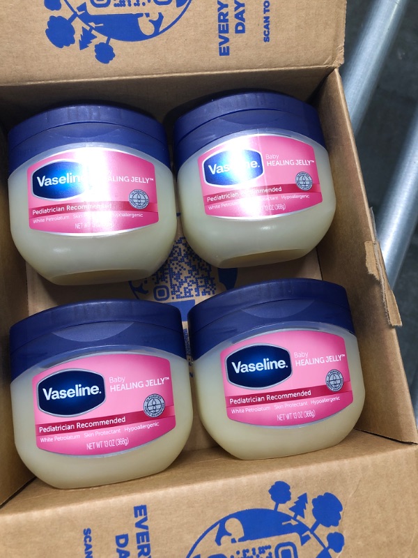 Photo 2 of Petroleum Jelly Baby Skincare Protective & Pure 4 pack 