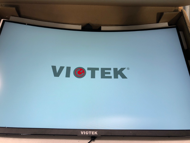 Photo 3 of Viotek GNV32DBE 32-Inch Curved Gaming Monitor | 2560x1440p QHD | 165Hz | 120% sRGB | FreeSync/G-Sync | 2X DP, 1x HDMI 2.0 | 3 Years Zero Dead Pixels 32-inch 165hz 1440p GNV32DBE0.