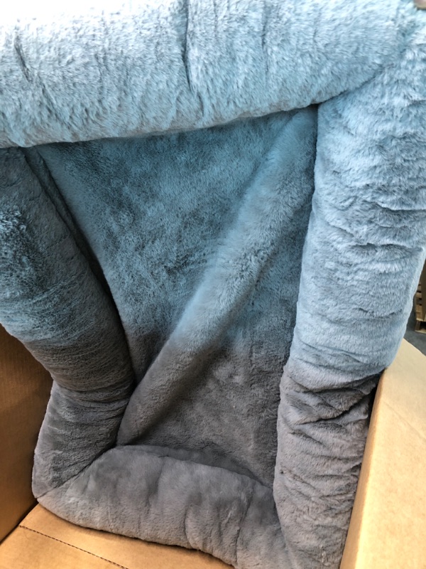 Photo 2 of BFPETHOME Dog Beds for Large Dogs, Washable Dog Bed with Sides, Orthopedic Medium Sized Dog Beds with Removable Cover & Waterproof Dog Bed for Pet L(35*23*6inch) Grey