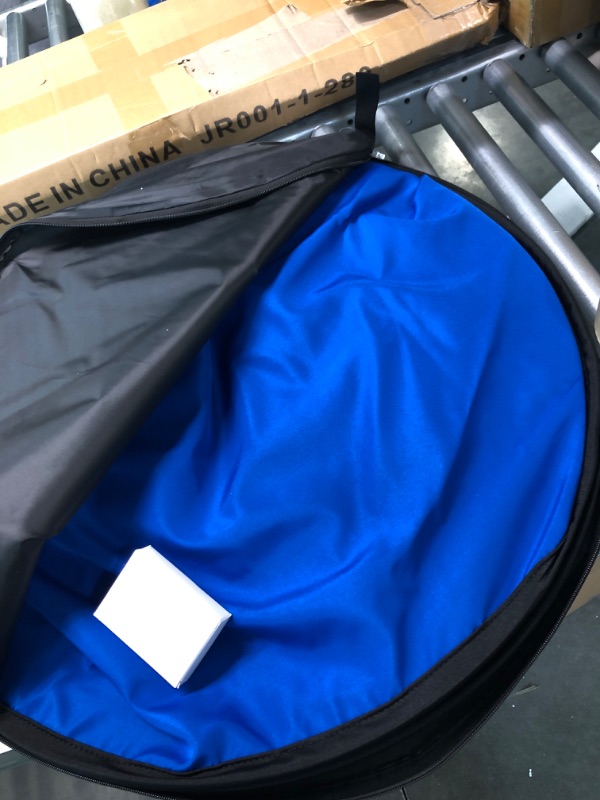 Photo 1 of Selens 5x6.6ft Blue Grey Backdrop for Photography, 2-in-1 Pop Up Collapsible Photo Background with Clip and Carry Case for YouTube Videos Studio Props 5x6.6ft Blue&Grey