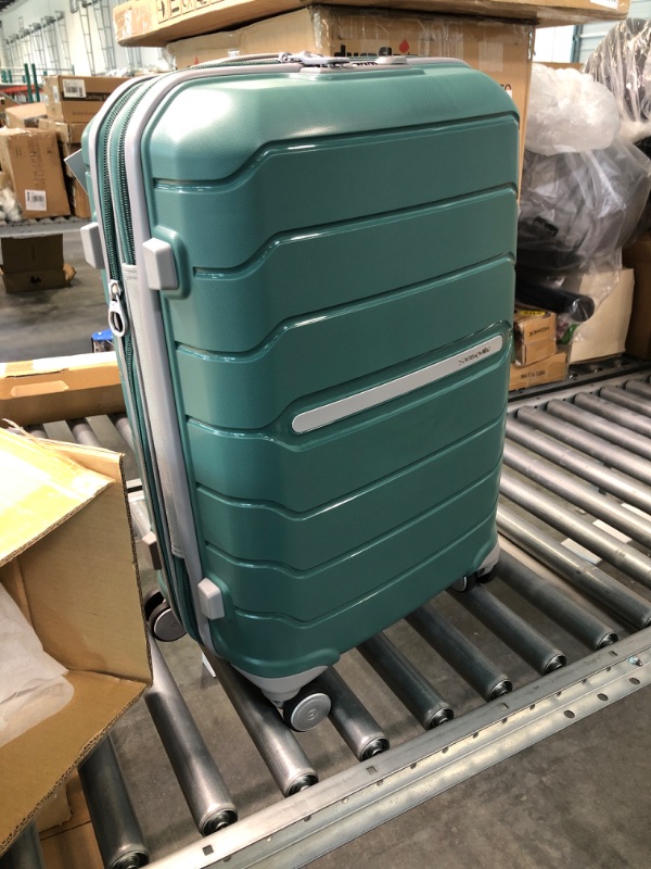Photo 2 of Samsonite Freeform Hardside Expandable with Double Spinner Wheels, Carry-On 21-Inch, Sage Green
