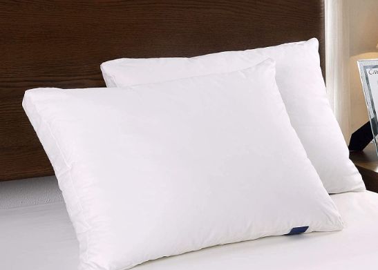 Photo 1 of ACCURATEX Premium Bed Pillows King Size Set of 2, Shredded Memory Foam Pillow Hybrid with Fluffy Down Alternative Fill Removable Cotton Cover, Adjustable Firm Pillow for Side,Back,Stomach Sleepers