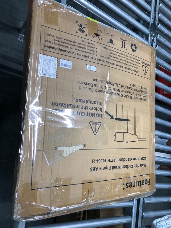 Photo 1 of Mom's Choice Awards Winner-Cumbor 29.5"-40.6" Width Pressure or Hardware Mounted Auto Close Safety Baby Gate, Durable Extra Wide Dog Gate for Stairs, Doorways, Easy Walk Thru Pet Gate for House 30.5" Tall White