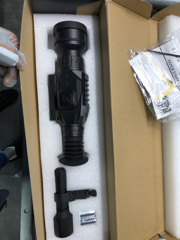 Photo 1 of Sightmark Wraith Digital Night Vision Riflescope HD 4-32x50 Night Vision Riflescope + Bipod Gun Rest