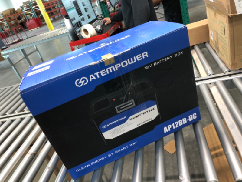 Photo 3 of ATEM POWER Battery Box 12V with USB/DC Port/CIG Socket/Anderson Plug/Voltage Indicator for RV Camper Marine Portable with Handle Hassle(Battery Not Include)
