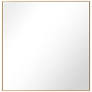Photo 1 of Square Framed Bathroom Vanity Mirror Accent Wall Mirror, Gold, 36"w X 36"h
