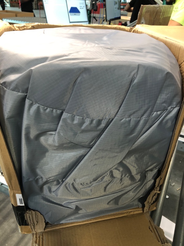 Photo 2 of KING BIRD 210D Oxford Class C RV Cover, Rip-Stop Grid-Woven, Fits 20-23Ft Motorhome - Waterproof, Windproof, Anti-UV with 2 PCS Straps & 4 Tire Covers 20-23FT - 276"L*105"W*108"H