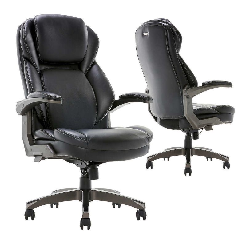 Photo 1 of La-Z-Boy Manager's Office Chair with Adjustable Headrest, Black
