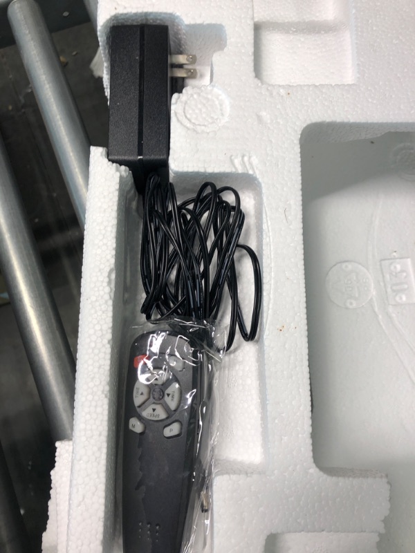 Photo 1 of Hoiltal Foot Massager Machine with Remote Control, Adjustable Vibrating and Rotating Speed Electric Foot Massager, Foot, Leg and Back Massager Increased Blood Circulation Orange