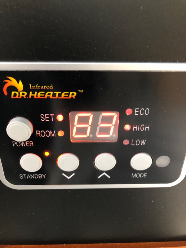 Photo 1 of Dr Infrared Heater Portable Space Heater, 1500-Watt Original Cherry