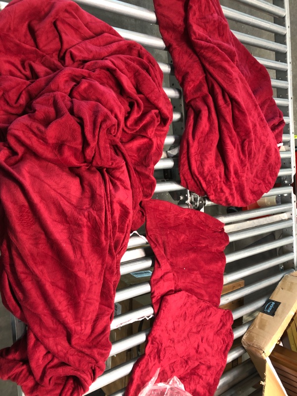 Photo 1 of L BURGUNDY SOFA COVER 