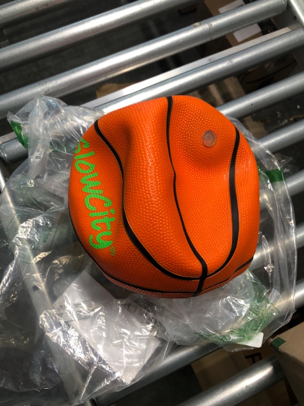 Photo 1 of GlowCity Glow in The Dark Basketball for Teen Boy - Glowing Red Basket Ball, Light Up LED Toy for Night Ball Games - Sports Stuff & Gadgets for Kids Age 8 Years Old and Up Regulation (Size 7- 29.5")