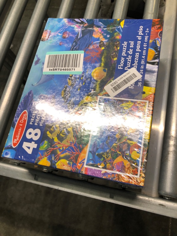 Photo 1 of Melissa & Doug Underwater Ocean Floor Puzzle (48 pcs, 2 x 3 feet)