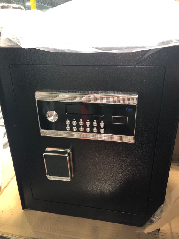 Photo 1 of Electronic Digital Steel Security Safe with Keypad and Key Lock,Perfect for Home,Office,Hotel Business Use, Black2