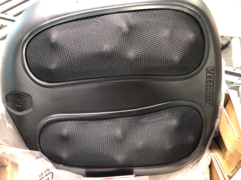 Photo 1 of Medcursor Shiatsu Foot Massager with Built-in Soothing Heat Function, Electric Deep Kneading Foot Massage Machine, Muscle Fatigue Relief, Home and Office Use, Black
