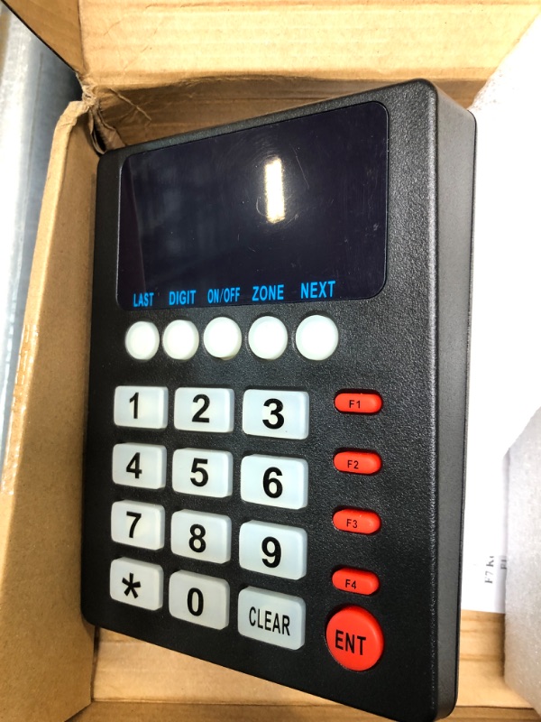 Photo 3 of Queue Calling System Pager - Take A Number System Waiting Number System Customer Number System for Restaurant Hospital Bank Waiting Line Management (1keypad +1display) Black 1+1