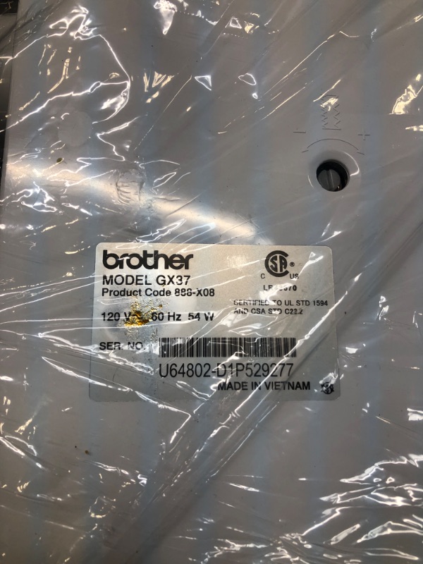 Photo 1 of Brother Sewing Machine, GX37, 37 Built-in Stitches, 6 Included Sewing Feet