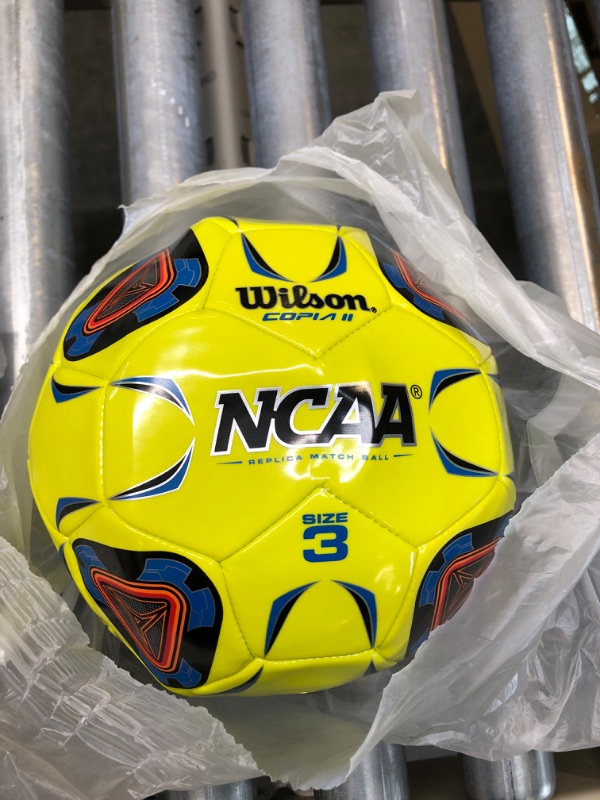 Photo 2 of WILSON NCAA Recreational Soccer Balls Copia II Size 3 Optic Green