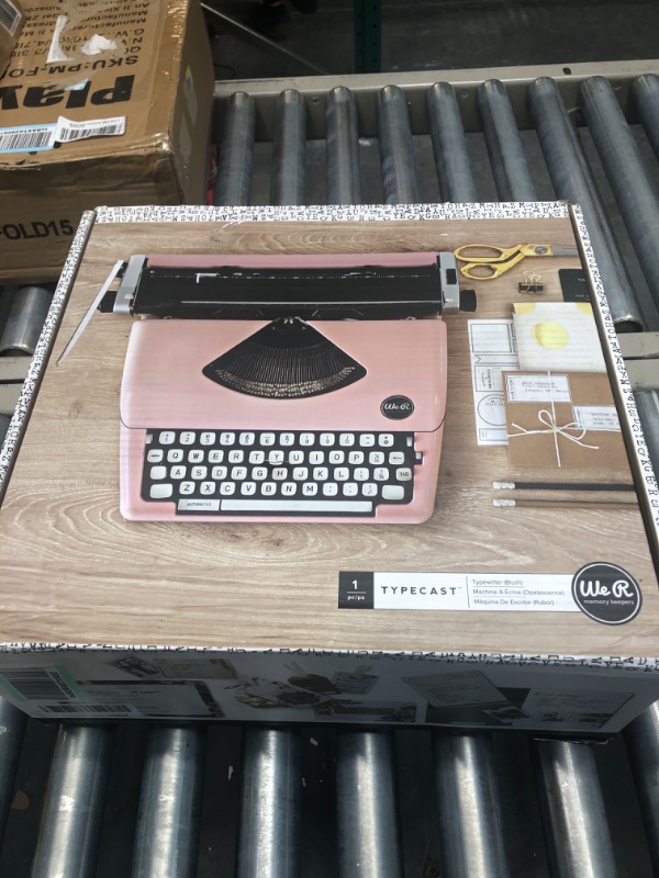 Photo 2 of We R Memory Keepers 0718813102971 Typewriter Typecast-Pink