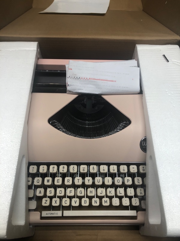 Photo 3 of We R Memory Keepers 0718813102971 Typewriter Typecast-Pink