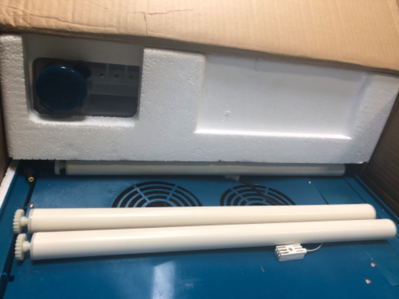 Photo 1 of blue incubator