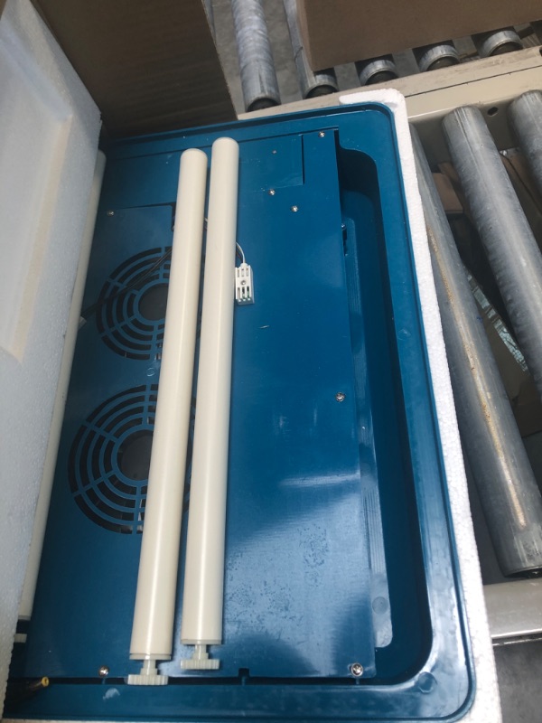 Photo 1 of blue incubator