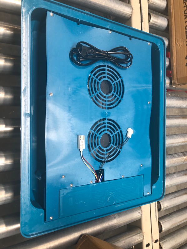 Photo 1 of blue incubator