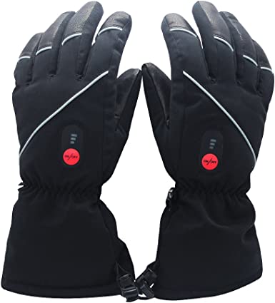 Photo 3 of SAVIOR HEAT Heated Gloves for Men Women, Rechargeable Electric Heated Gloves, Heated Skiing Gloves and Snowboarding Gloves