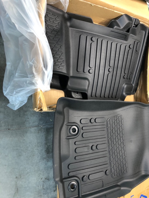 Photo 1 of Kiwi Master Floor Mats Compatible for 2013-2023 Toyota 4Runner, 2014-2023 Lexus GX460 Accessories All Weather Mat Front Rear 2 Row Seat TPE Slush Liner Black Floor Mats for 4Runner