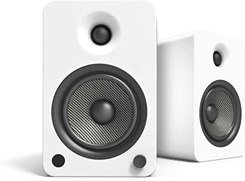 Photo 1 of Kanto YU6MW Powered Bookshelf Speakers with Bluetooth and Phono Preamp | Pair | Matte White