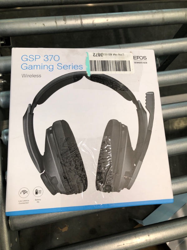 Photo 2 of Sennheiser GSP 370 Over-Ear Wireless Gaming Headset, Black