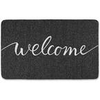 Photo 1 of "Welcome" 25in. x 35 in. Outdoor Rubber Door Mat