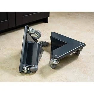 Photo 1 of Pake Handling Tools - Low Profile Desk Cabinet Corner Mover Dolly Furniture Dollies 3 Wheel Dolly (Set of 4) 