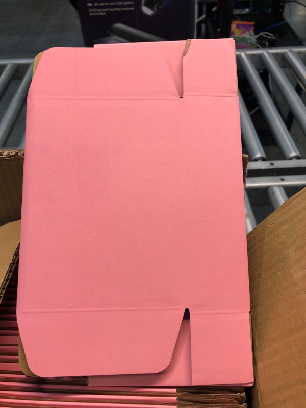 Photo 3 of 30 Pack 7x5x2 Inch Shipping Boxes for Business, pink Corrugated Small Gift Boxes for Packaging, Mailing, Storing